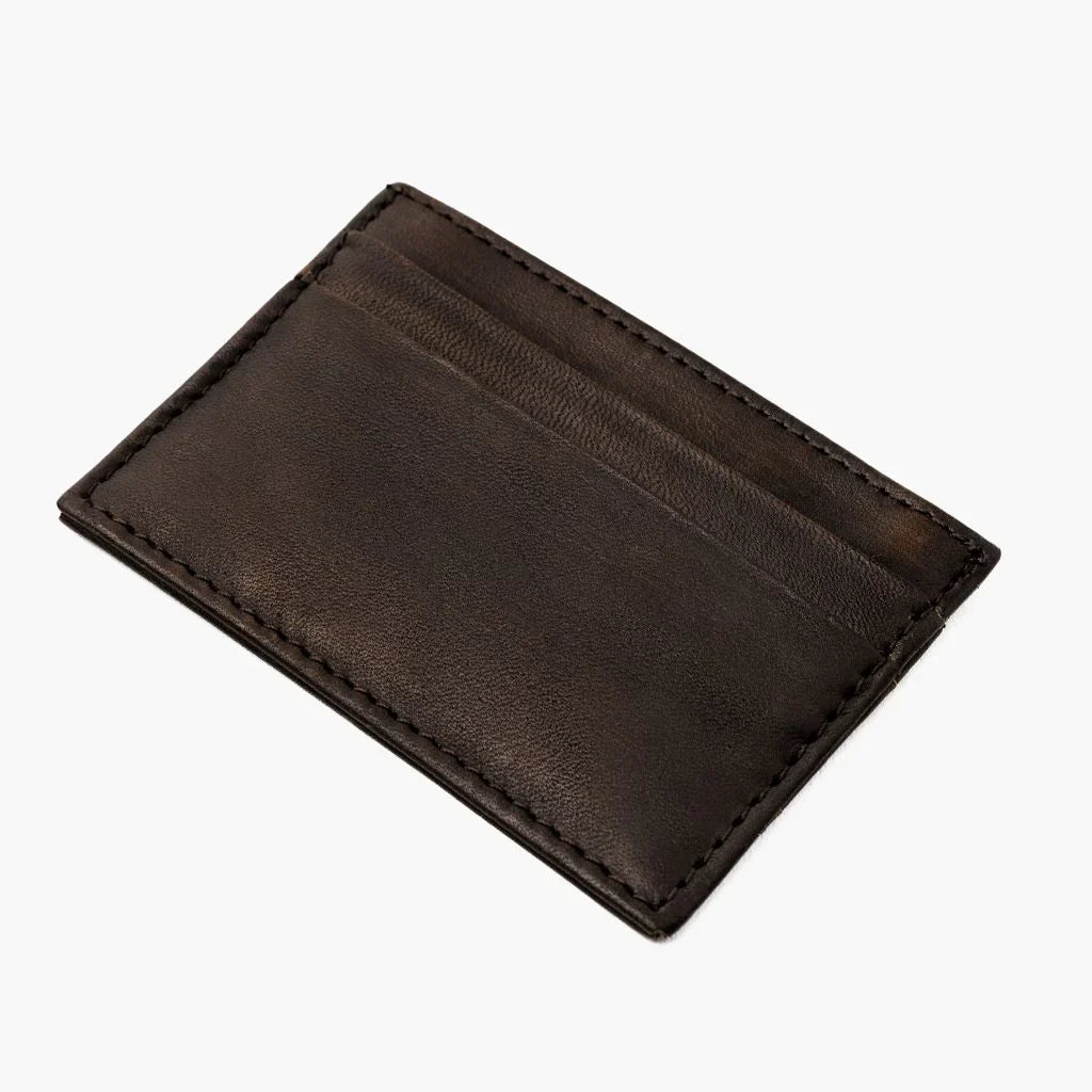 Leather Card Holder | Black Coffee
