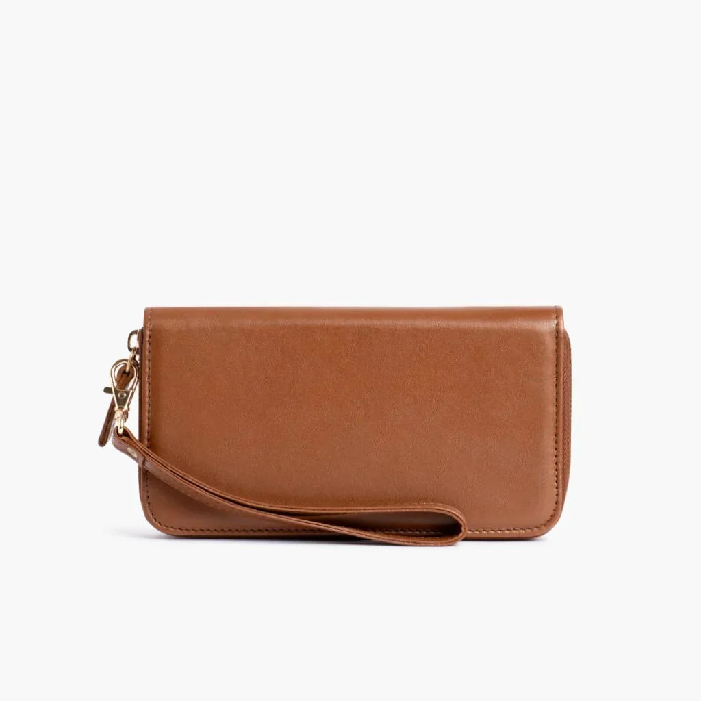 Wallet Wristlet | Saddle