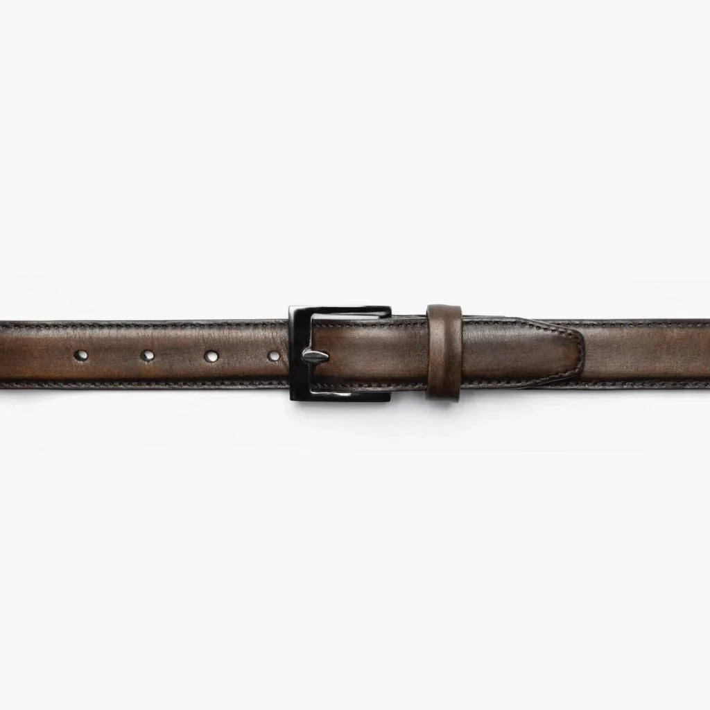 Men's Classic Leather Belt | Black Coffee