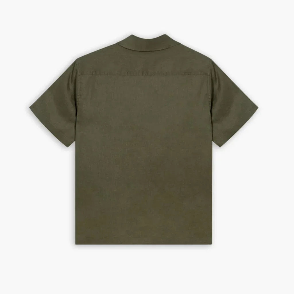 Linen Camp Shirt | Olive