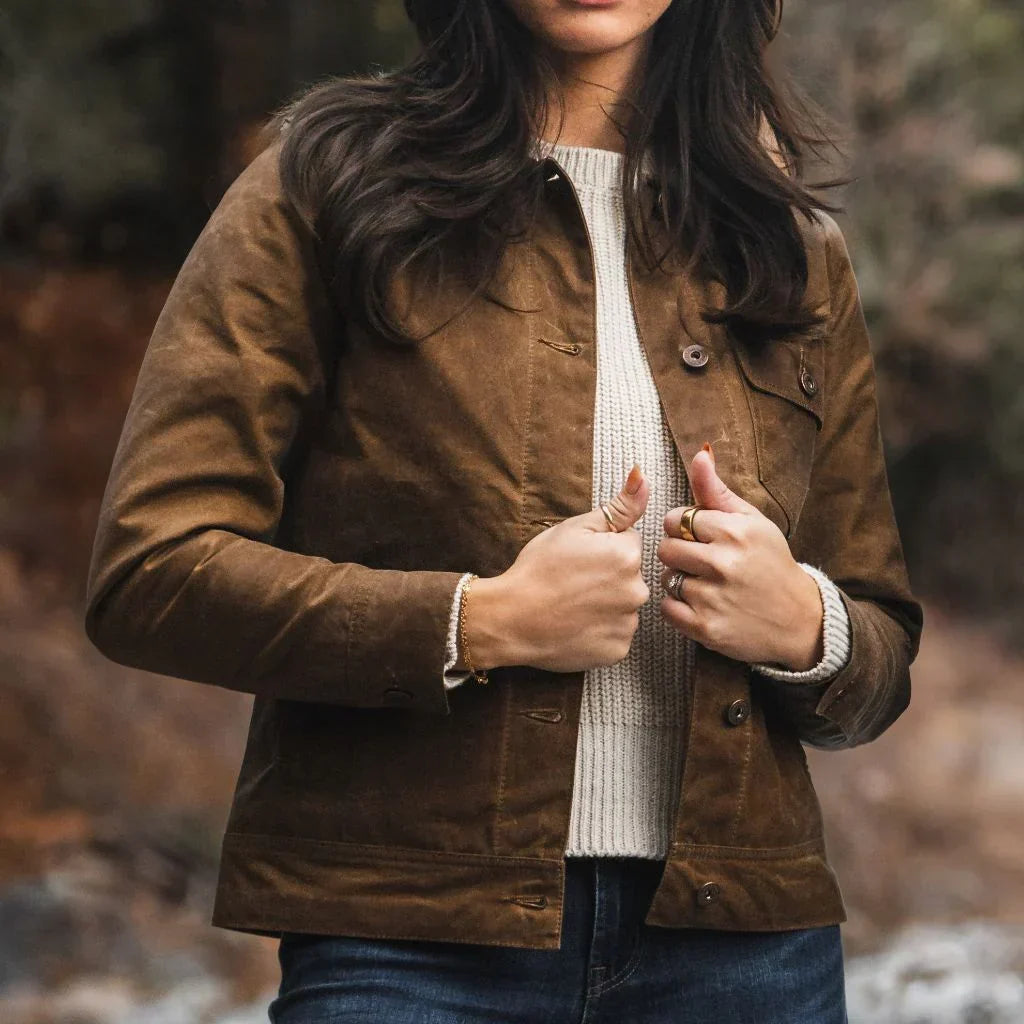 Waxed Canvas Field Jacket | Coyote